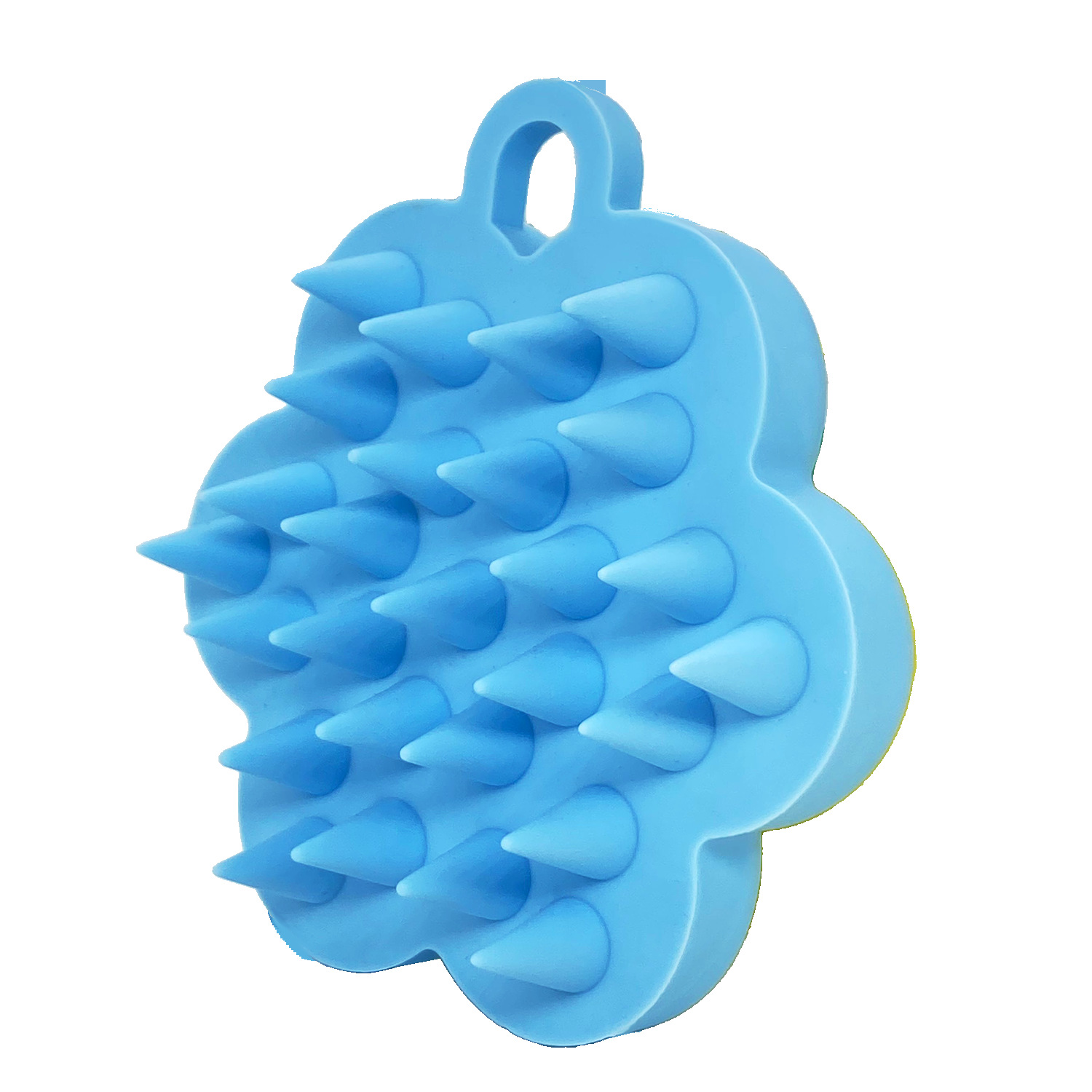 Factory ready silicone shampoo brush scalp cleaning massage shampoo comb dry and wet dual-use shampoo massage tool comb