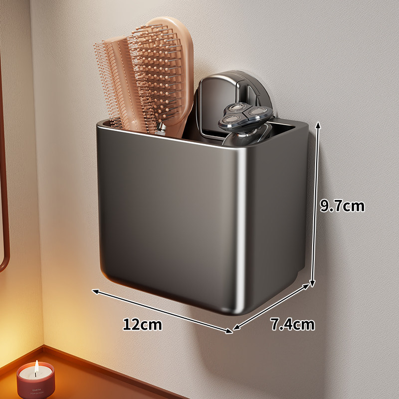 Organizador de Cepillos de Dientes de Pared Sin Perforación para Baño
