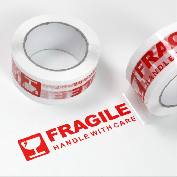 Thankyou cinta adhesiva de embalaje rosa, sello de red, cinta de sellado, cinta de impresión de dibujos animados, fabricante al por mayor