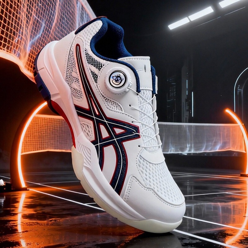 New Rotating Buckle Badminton Shoes Md Rubber Youth Student Tennis Shoes Breathable Competition Couple Sports Shoes New Rotating Buckle Badminton Shoes Md Rubber Youth Student Tennis Shoes Breathable Competition Couple Sports Shoes