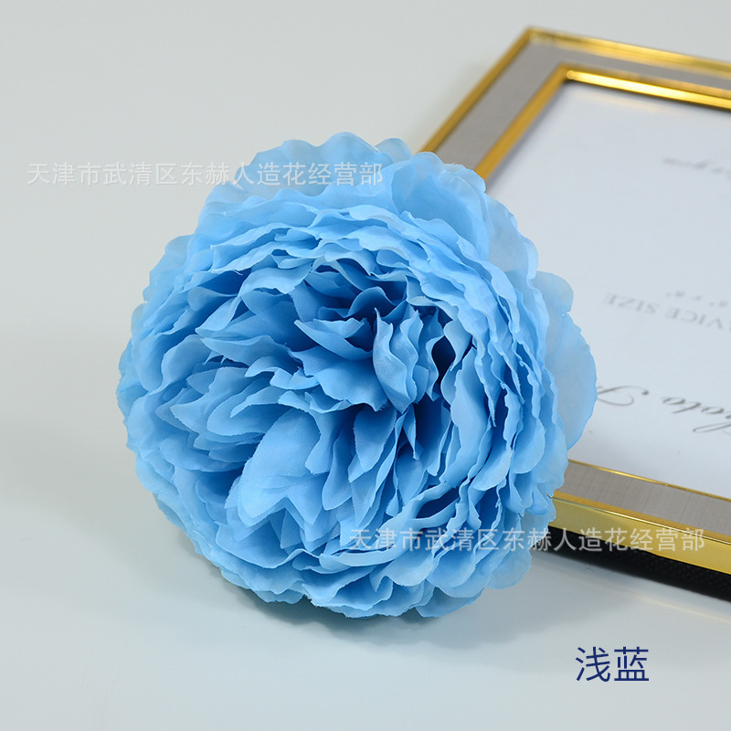 千層牡丹の花の直径12cm牡丹の絹布の造花の結婚祝いの花の壁のアーチの撮影の道具diyをシミュレーションします。|undefined