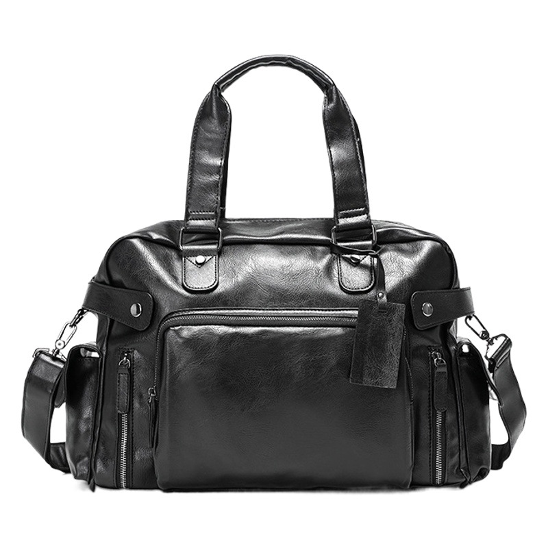 Classic Men's Handbag Men's Casual Crossbody Shoulder Bag Korean Fashion Travel Bag Trendy Men's Bag British Style