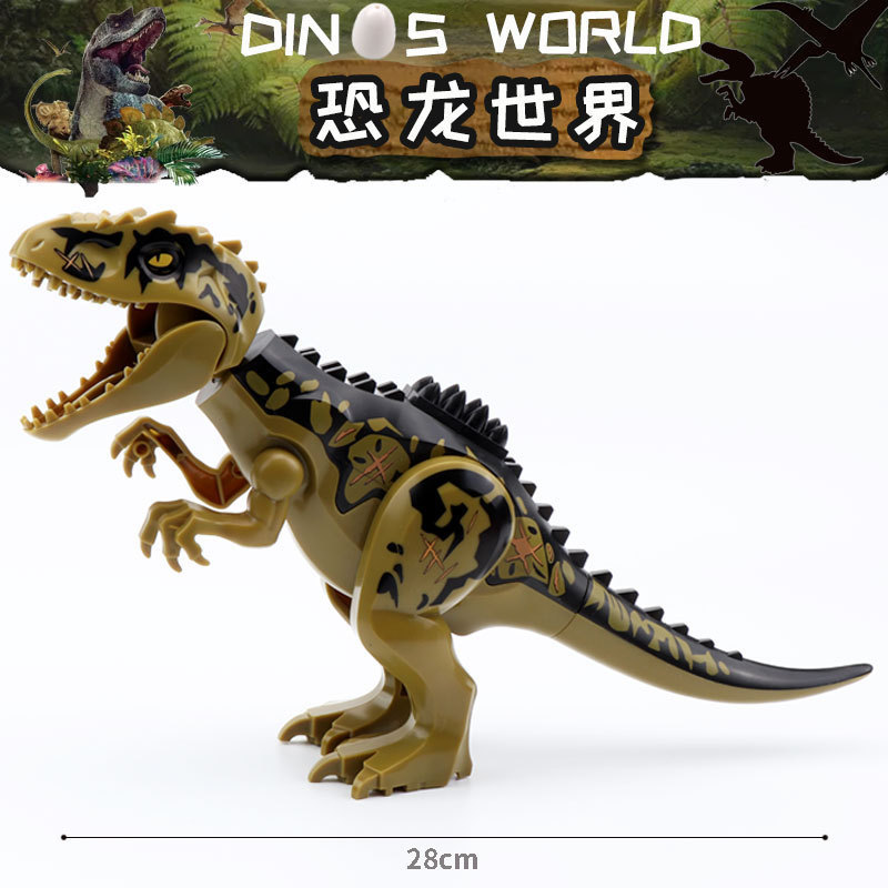 卸売ジュラ紀恐竜大型ブラキオサウルス ヘビクラン エラプティドン ティラノサウルス レックス世界組み立てビルディング ブロック|undefined