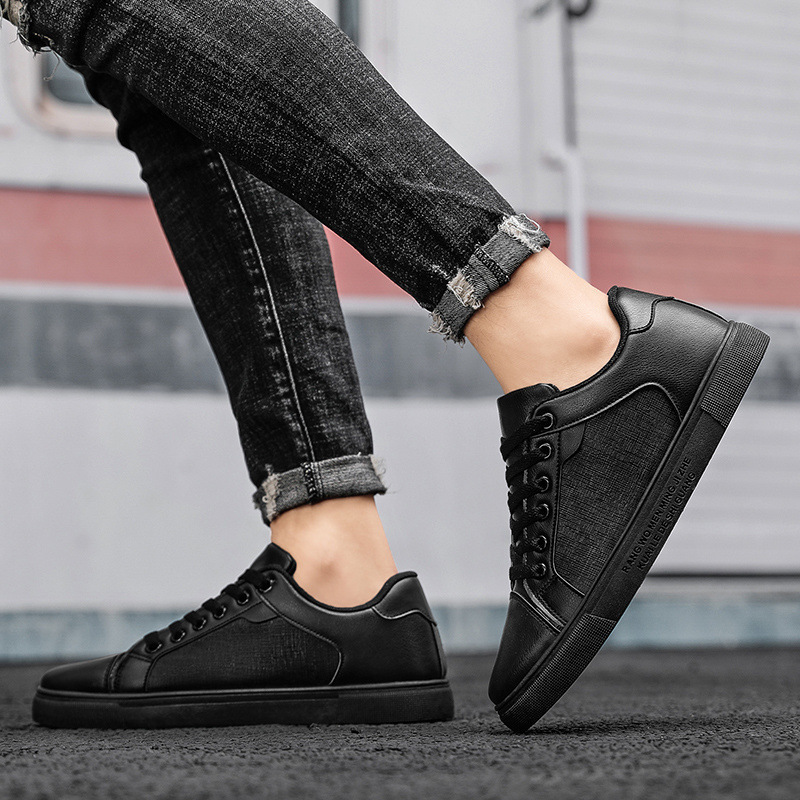 Little Black Shoes for Women, Kitchen Non-Slip Work Shoes, Chef Work Shoes, Middle and High School Students, All Black Sneakers Little Black Shoes for Women, Kitchen Non-Slip Work Shoes, Chef Work Shoes, Middle and High School Students, All Black Sneakers