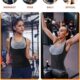 Sweaty Suit Amazon Sports Sweaty Bodysuit Women's Fitness Abdominal Plastic Waist Yoga Suit plus size Vest Body Shaping