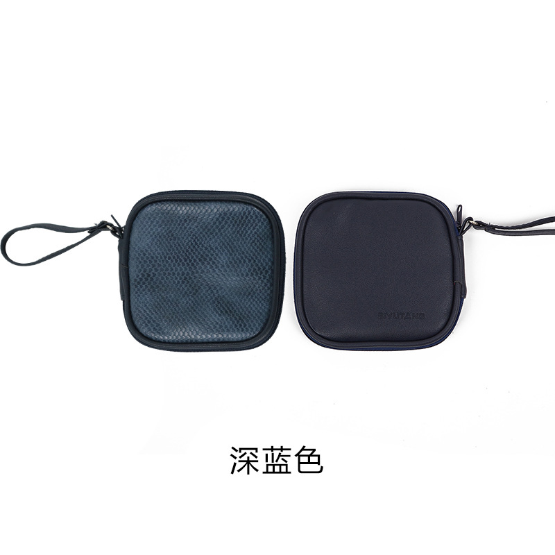 Bolsa de almacenamiento de cable de datos al por mayor de fábrica Mini Banco de energía portátil cubierta protectora estilo simple bolsa de auriculares Bluetooth inalámbrico image 9