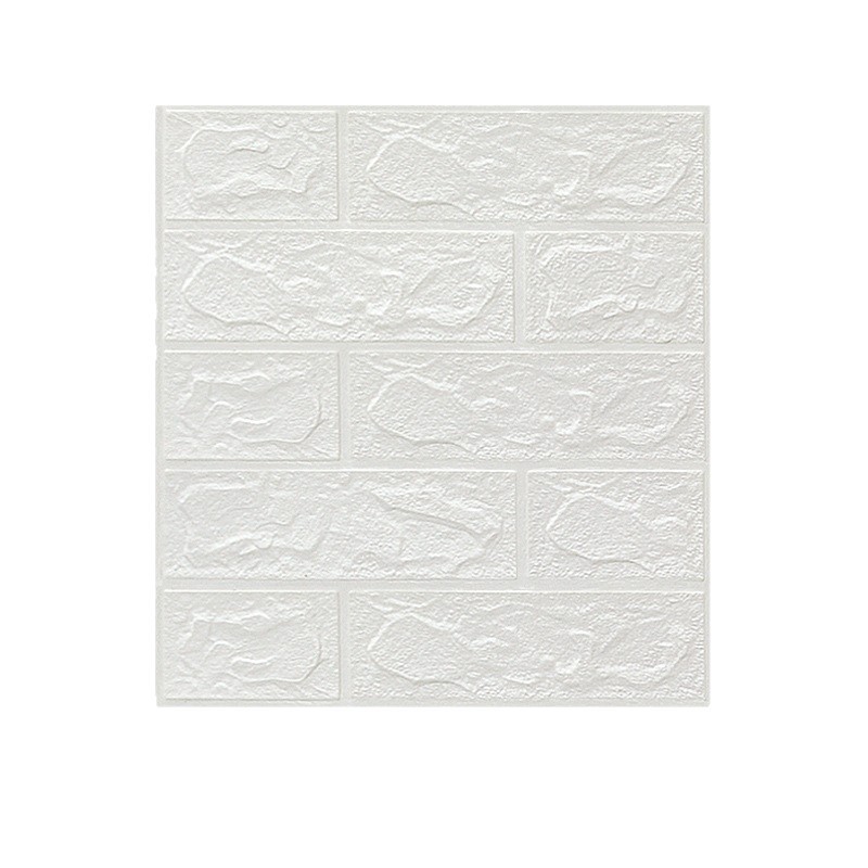 Transfronterizo 3D pared estereoscópica ladrillo autoadhesivo papel de pared espuma XPE 35 * 38.5 tamaño pequeño decoración autoadhesivo decoración de pared