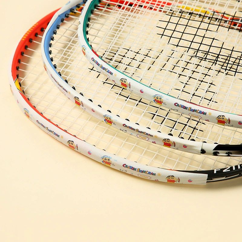 Cartoon protective wear-resistant racket for badminton, new collection, barrel head impact