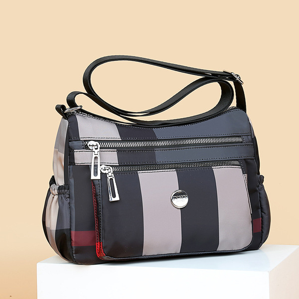 Trend shopping bag, shoulder bag, one-shoulder bag, Korean style, 2023 collection, oxford cloth