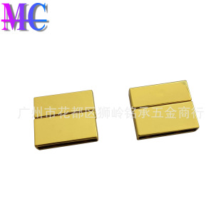 Factory Direct supply medium and high-grade zinc alloy die casting lock magnetic suction lock plug lock women's bag decorative lock in stock special offer supply