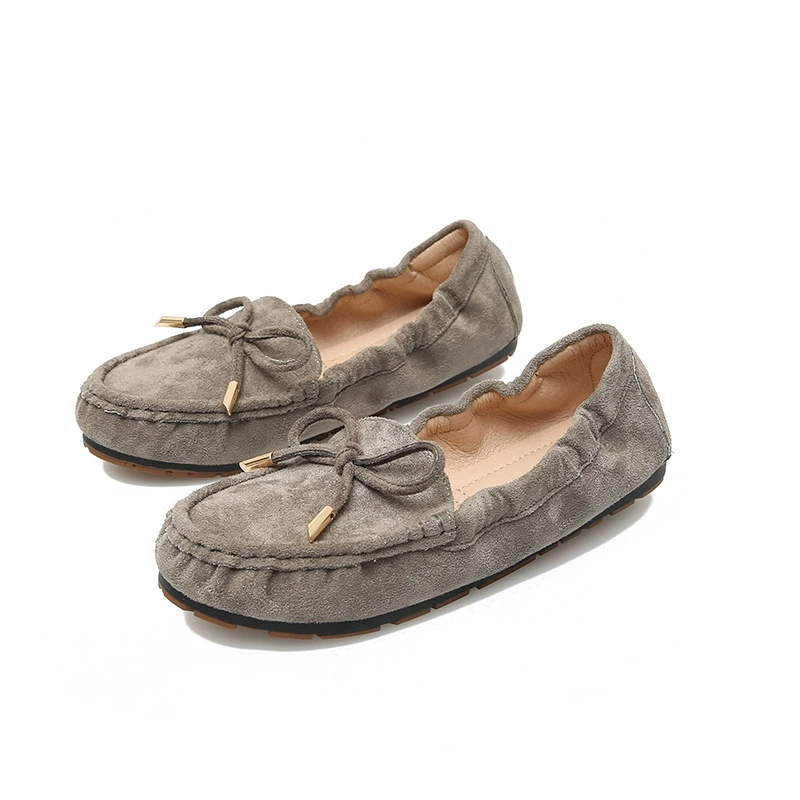 Women's 2023 spring and autumn style flat sole wear lazy soft sole pregnant women's large size versatile Korean style work shoes