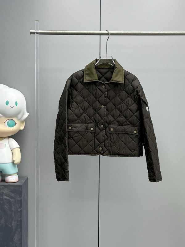 蒙家25ss M家新款Chitre 菱形绗缝加衬简约羽绒服夹克外套|undefined