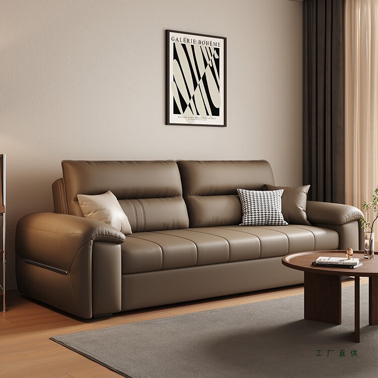 Foldable Retractable Sofa Bed Living Room Dual-Purpose Double Multi-Functional Two-In-One Space-Saving Retractable Bed for Small Apartments