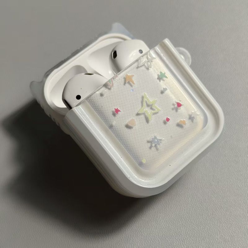 Estrellas coloridas AirPod Pro1 generación 2 generación 3 generación 4 generación Apple Bluetooth cubierta Huawei Qiang Bei 5 generación 2 auriculares cubierta