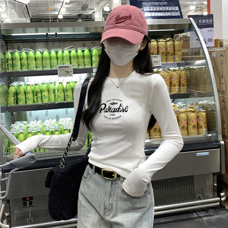 Petite Mid-Neck Shirt with Lining for Layering, Women's Versatile Slim-Fit Sweatshirt, Suitable for Outerwear, Tailored Suit, Super Stylish and High-Quality