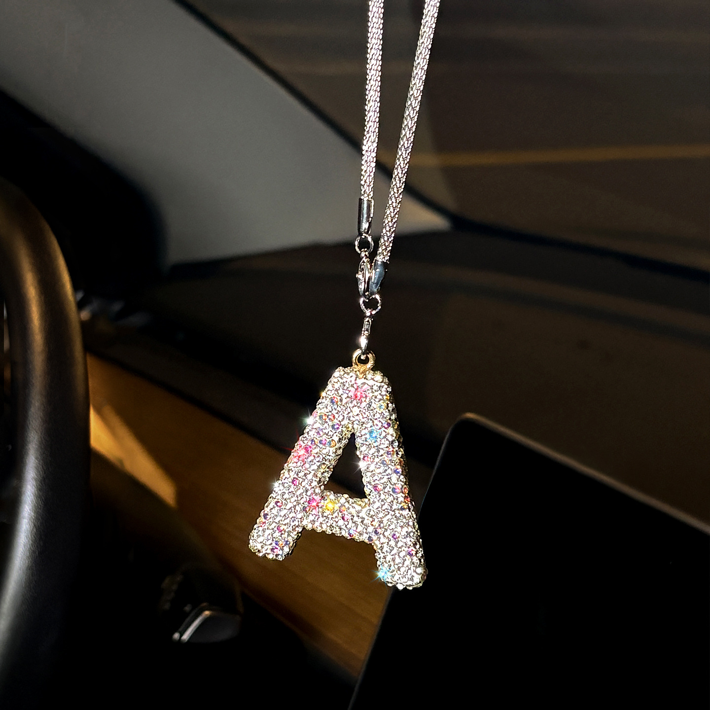 펜던트-다이아몬드 문자 [A]