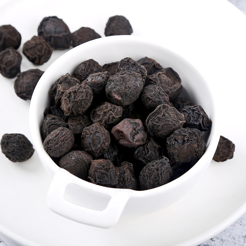 批發新貨烘乾烏梅干 散裝制酸梅湯原料烏梅 花草茶食用煙熏制烏梅