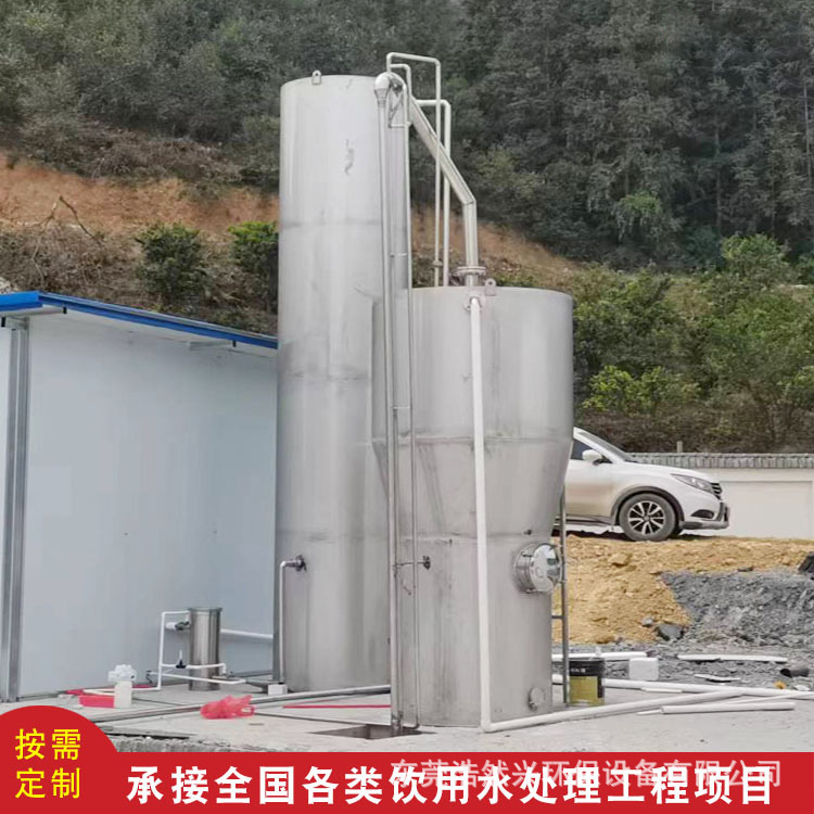 碳钢一体化净水设备山泉水河水井水过滤设备农村生活用水过滤器