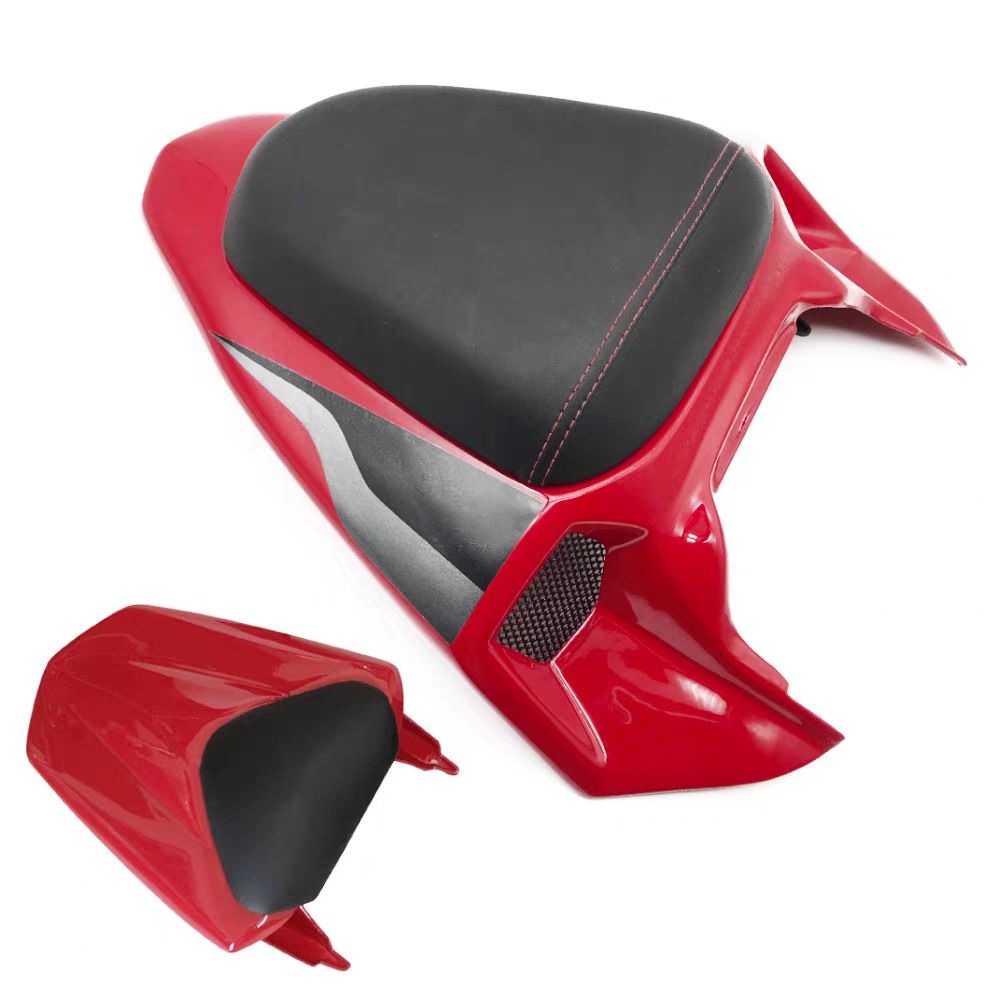 Suitable for Honda CB/CBR650R 2019-2023 modified 3.5 generation passenger-capable rear hump white blank three-piece set