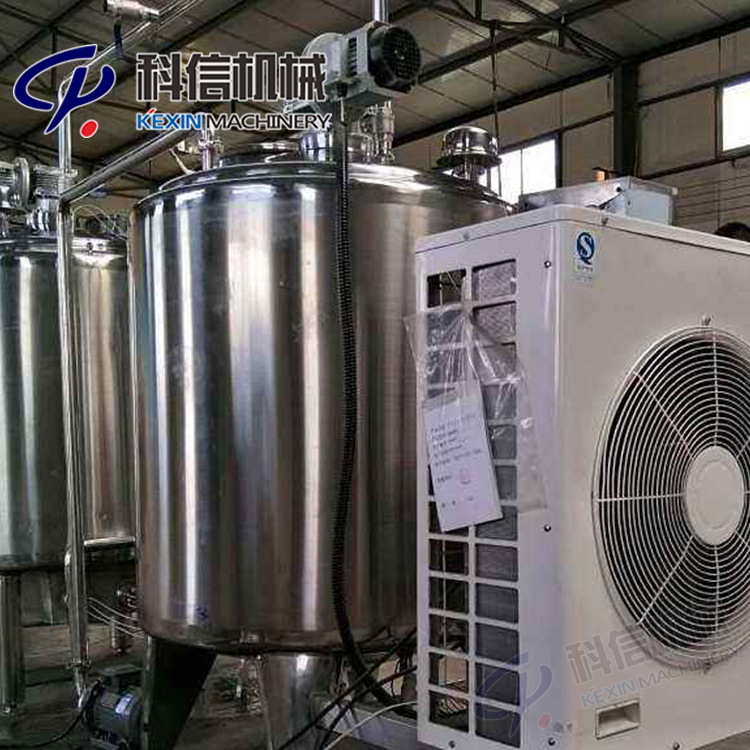 2024 全套304不锈钢直冷式储奶罐 不锈钢制冷罐罐 不锈钢直冷罐