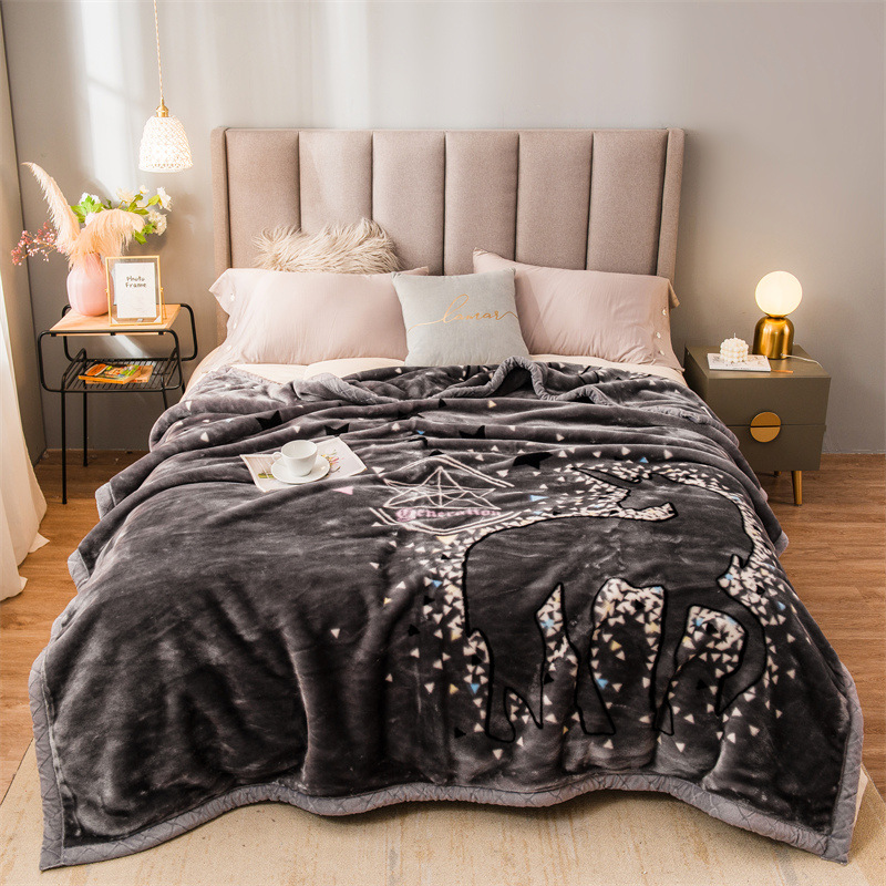 2024 nueva manta raschel gruesa