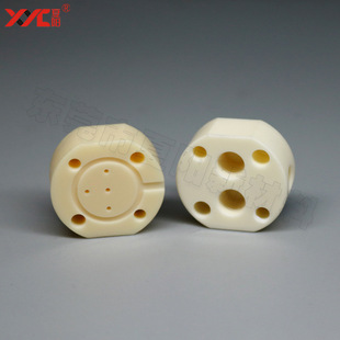 Alumina Ceramic Valve Disc Corrosion Resistant Durable 4-Way Rotary Valve Precision Ceramic Valve Body Accessories for Medical