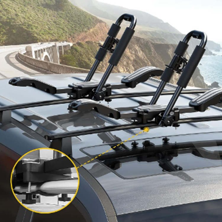 Luggage Rack, Canoe Rack, Kayak Rack, Aviation Aluminum, Foldable and Adjustable