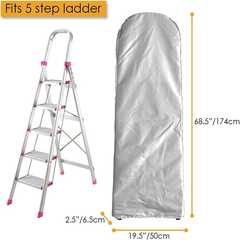 Amazon Ebay Folding Ladder Cover Folding Ladder Protective Cover 210D Rainproof Ladder Cover Dust Cover Sunshade Cover