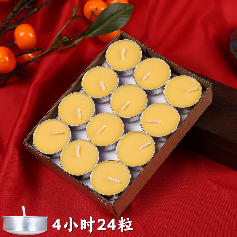 Lámpara de mantequilla 4 horas 100 cápsulas de carcasa de aluminio Lámpara de hoja larga