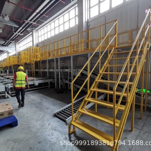 Industrial production line cross-line pass platform system customized automatic assembly line production line cross obstacle cross bridge ladder climbing ladder