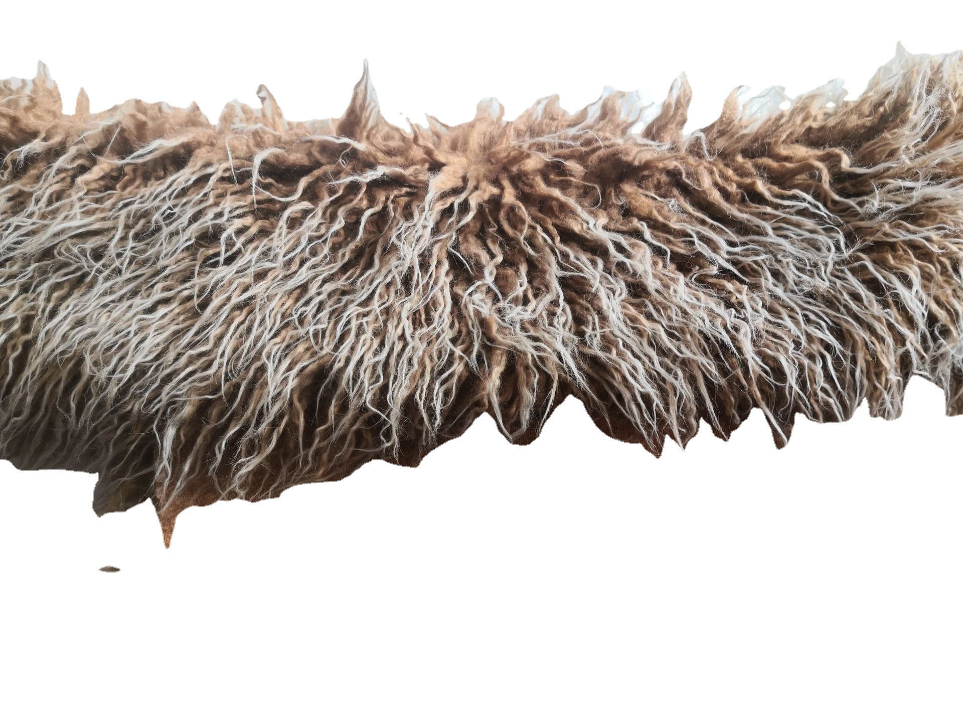 供应批发服装玩具大胡子裉色毛绒假毛皮毛领子