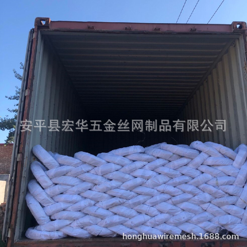 22号镀锌丝 镀锌铁丝 建筑钢筋绑扎用钢丝 宏华丝网铁丝厂家