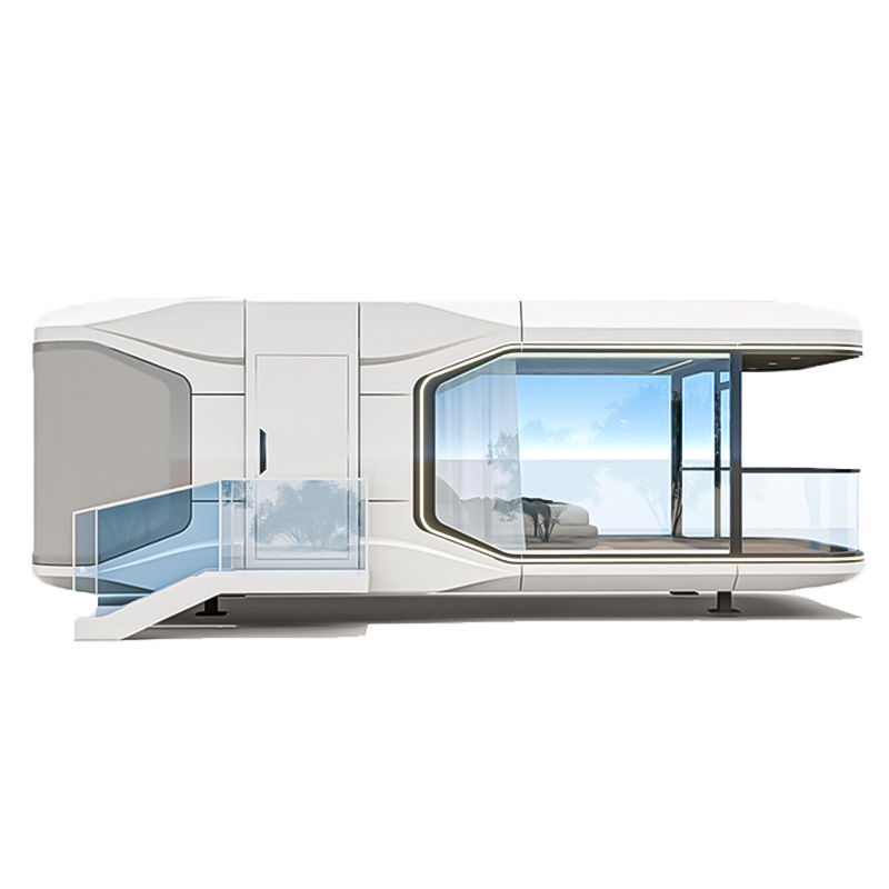 cápsula espacial móvil vivienda inteligente electrodomésticos estrella casa escénica camping casa de vacaciones doble capa cabina de manzana se puede ensamblar