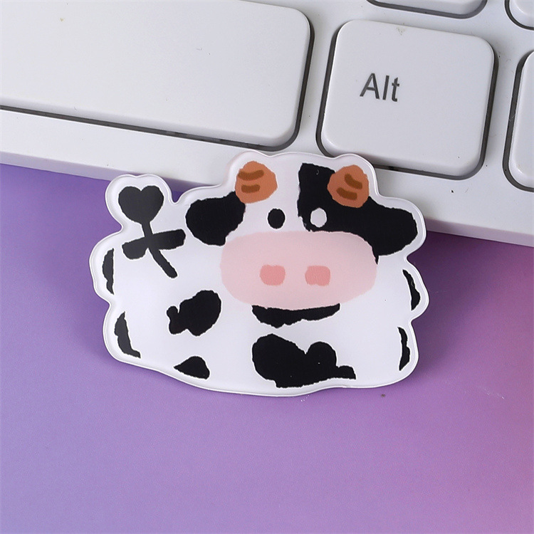 新しい外国貿易バッジ森林動物パーティーかわいいアクリルブローチ漫画パッチヘアクリップ冷蔵庫貼り部品|undefined