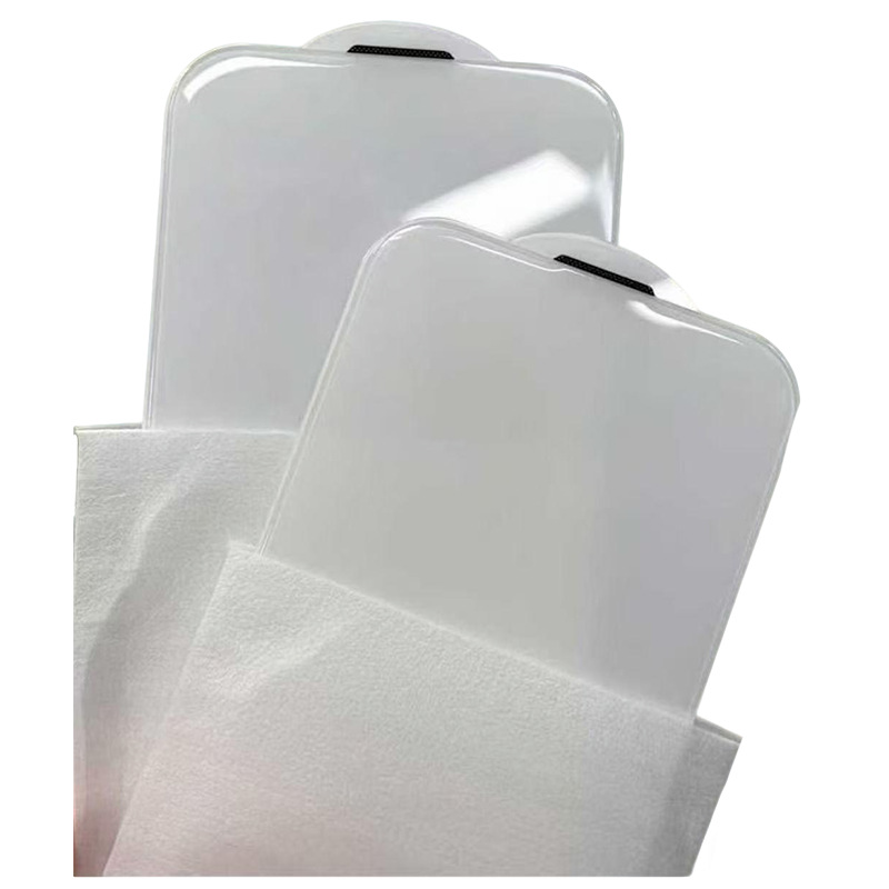 Película templada para iPhone 17e, 13, 15, 16 Pro, transparente, de alta definición, media pantalla, arco grande, sin borde negro