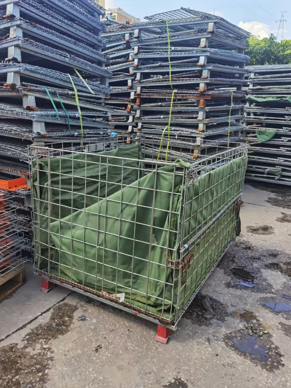 二手铁笼1400*1100*1000线径5.6网格100*100自重约52公斤