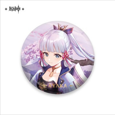 スポット正規品原神テーマ/縦絵シリーズ缶バッジバーピースカラー紙ペンダント人形|undefined