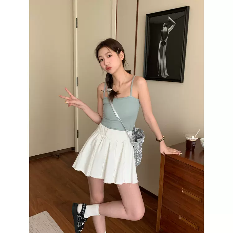 黄峥针织抹胸吊带女2025夏季修身内搭外穿121SD8078高弹修身显瘦