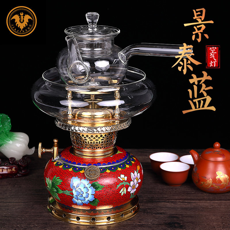 空气灯煤油灯烧水煮茶炉黄铜酥油炉活火茶灯潮汕功夫茶具厂家