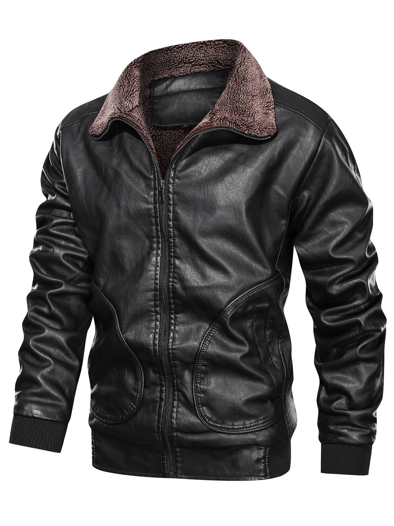 Men's PU Leather Jacket 4