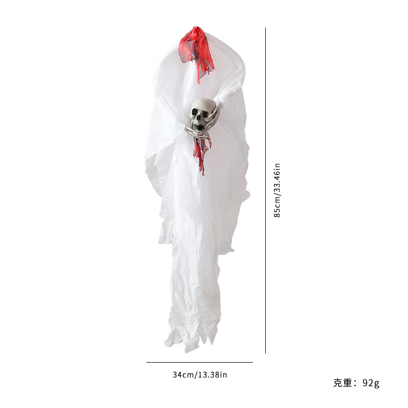Amazonas nueva gaza fantasma fiesta fantasma novia de la muerte Halloween decoración de Halloween atmósfera de terror