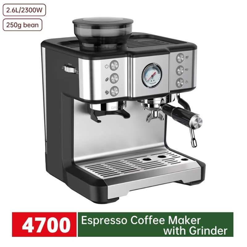 EC9555 extracción en frío molienda máquina de todo en uno italiano pequeño comercio cafetera semiautomática