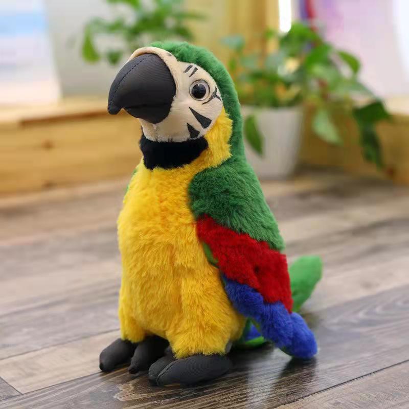 Nueva simulación Macaw muñeca Rio aventura loro muñeca máquina pájaro muñeca de peluche de juguete al por mayor
