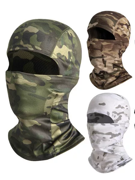 Versatile Headgear for Men, Outdoor Windproof and Warm Ninja Quick-Dry Mask, Motorcycle Riding Disguise Full-Face Hat for Men Wholesale
