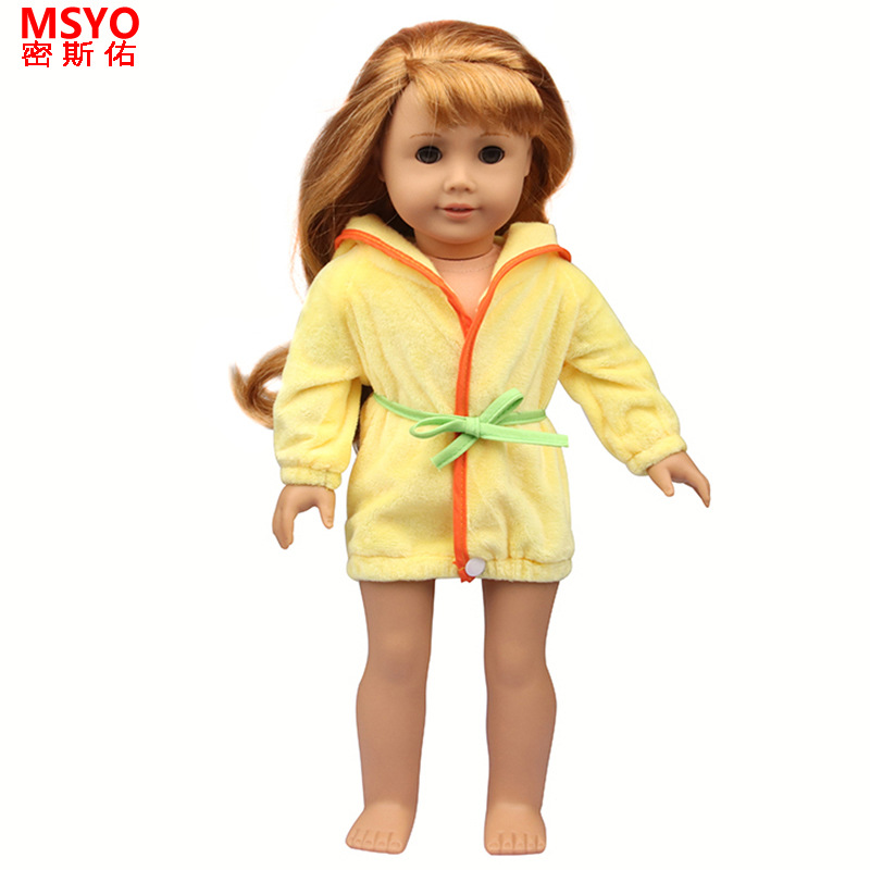 18 pulgadas American Girl muñeca pijamas 43cm xiafu muñeca ropa traje muñeca lindo camisón Pijamas
