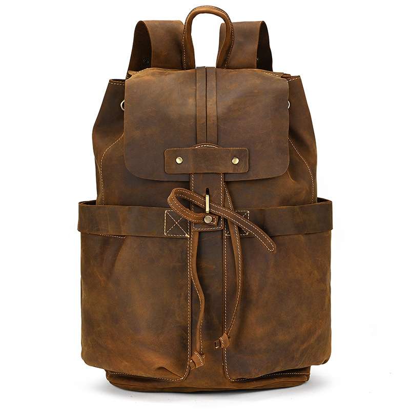 Crazy Horse Leather Travel Bag - Image 1