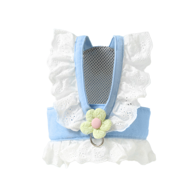 Cuerda de tracción para gatos JK cuerda para perros de flores pequeñas tipo correa para gatos y perros correa de tracción especial para cachorros