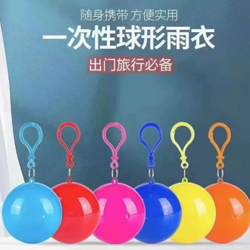 Spherical long handheld travel raincoat, wholesale
