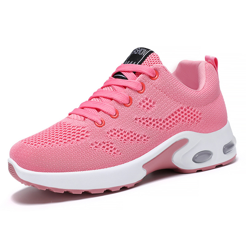 Zapatos mujer verano nuevos zapatos con colchón de aire moda ligera suela gruesa comercio exterior zapatos de mujer corriendo suela suave zapatos deportivos transpirables mujeres