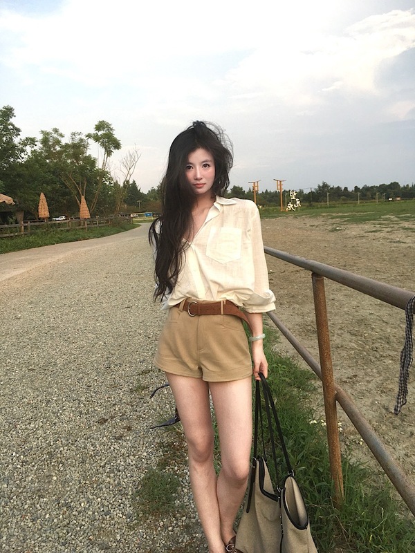 慵懒松弛感设计感清爽通勤贵气老钱风旅游出片穿搭夏日超好看套装|undefined